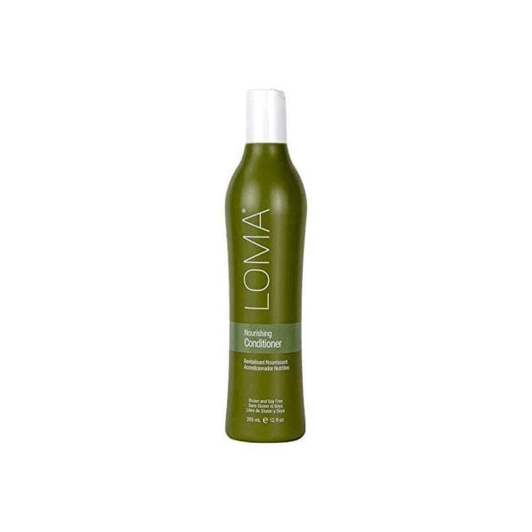 Green bottle of Loma Nourishing Conditioner 355ml on sale