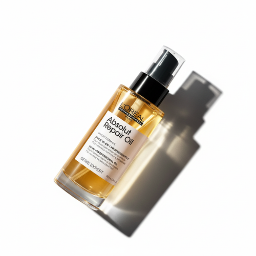 L'Oréal with golden shadow