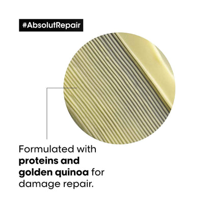 L'Oreal Absolut Repair Golden Hair Mask: Proteins & Golden Quinoa for Damage Repair #AbsolutRepair