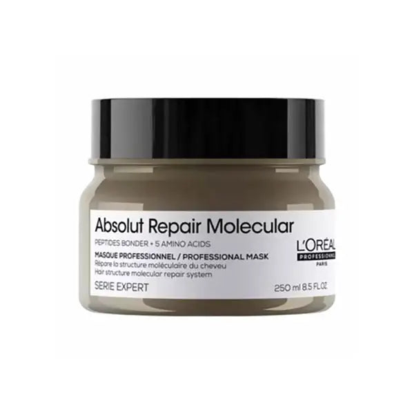 L’Oréal Professionnel Serie Expert Absolut Repair Molecular hair mask in gray jar