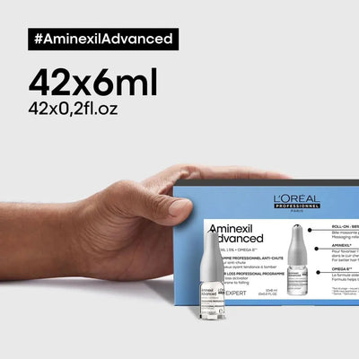 L'Oréal Aminexil Advanced: Hair Loss Treatment 42x6ml | Hair Growth Serum