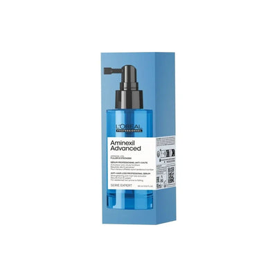 L'Oreal Aminexil Advanced Hair Growth Serum for Thinning Hair | Anti-Hair Loss Professional Treatment 90ml