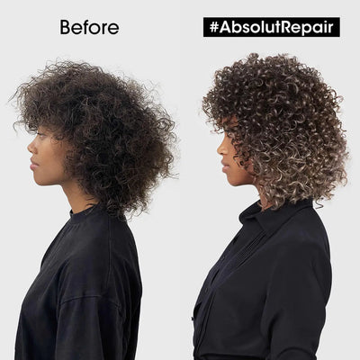 L'Oreal Absolut Repair: Damaged to Radiant Curly Hair Transformation. Before & After.
