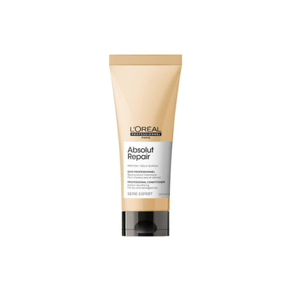 Tube of L’Oréal Professionnel Absolut Repair Conditioner 200ml for damaged hair care