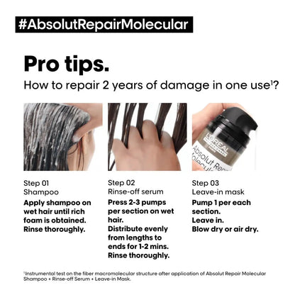 L’oreal Absolut Repair Molecular Leave In Mask 100ml - Shampoo