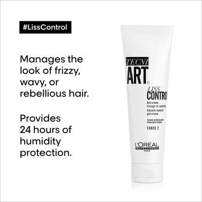 Loreal Tecni Art Liss Control Smooth Gel-Cream - 150ml - Shampoo