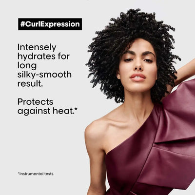 L'Oréal Curl Expression: Hydrating curl cream for defined, heat-protected curls. #CurlExpression