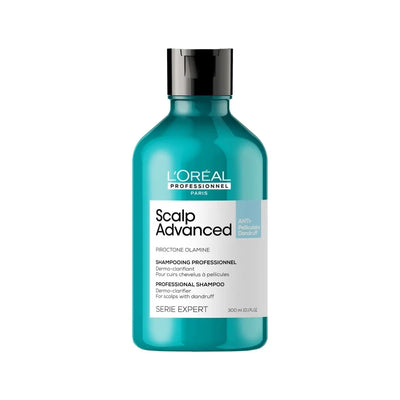 L'Oreal Scalp Advanced Anti-Dandruff Shampoo | Dermo-Clarifier for Healthy Scalp & Flake-Free Hair