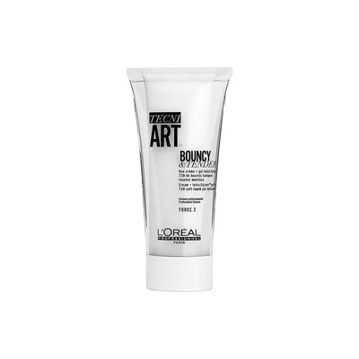 Loreal Tecni Art Bouncy & Tender: Curl Defining & Frizz Control Gel-Cream. Hair Styling for Bouncy Curls!