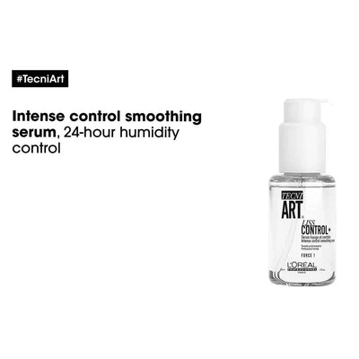 L'Oreal Tecni Art Liss Control+ Smoothing Serum | Frizz Control & Humidity Resistant | Shop Now!