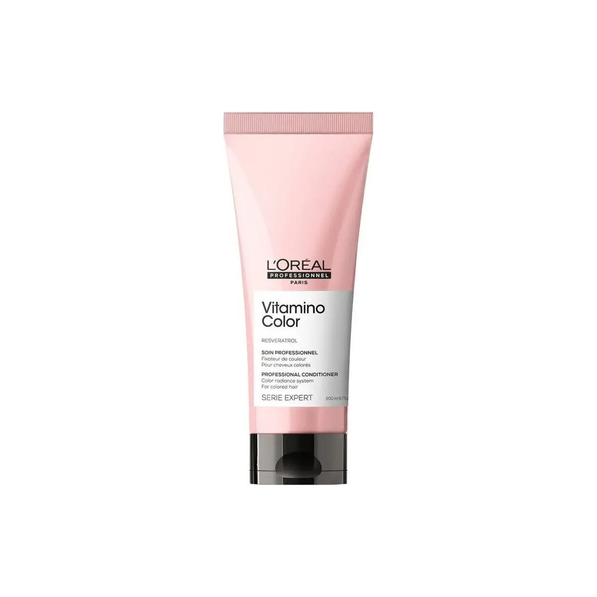 Pink tube of L’Oréal Professionnel Vitamino Color Conditioner 150ml for color-treated hair