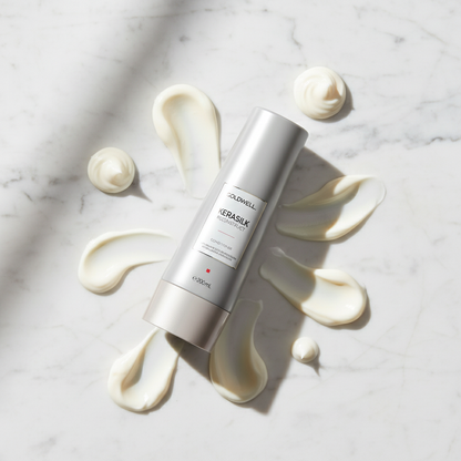 Marble flat lay with dollops