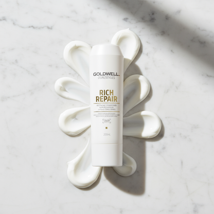 Marble flat lay with dollops