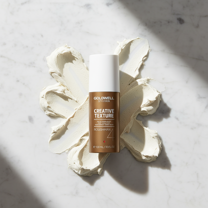 Marble flat lay with dollops