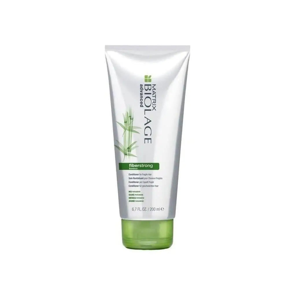 Matrix Biolage Fiberstrong Conditioner tube, green and white packaging, 200ml