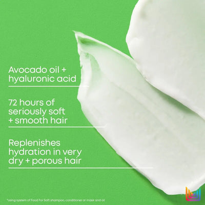 Avocado Oil & Hyaluronic Acid Hair Mask for Soft, Hydrated Hair