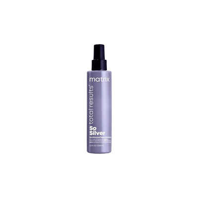 Matrix So Silver All-In-One Toning Spray | Neutralize Yellow Tones, Add Shine & Detangle - Haircare at Partners Hair Design