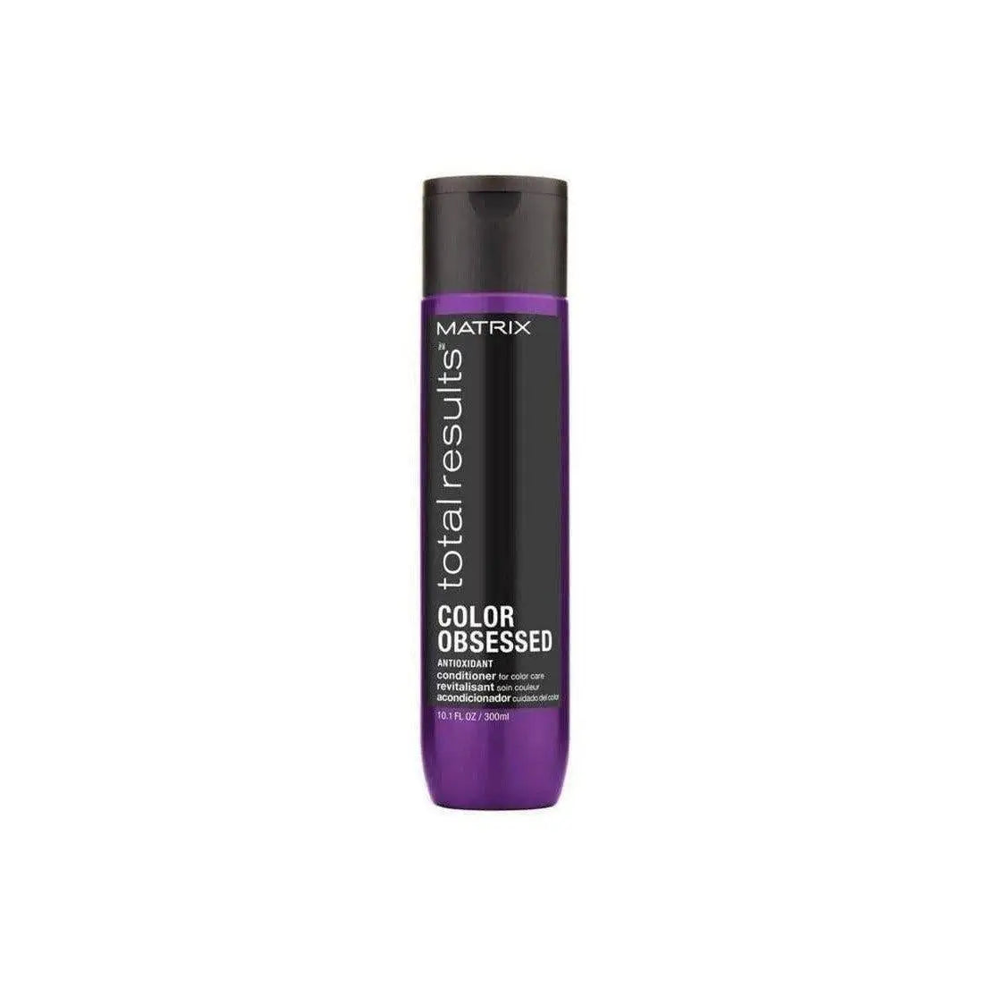 Purple bottle of Matrix Total Results Color Obsessed Conditioner - 300ml