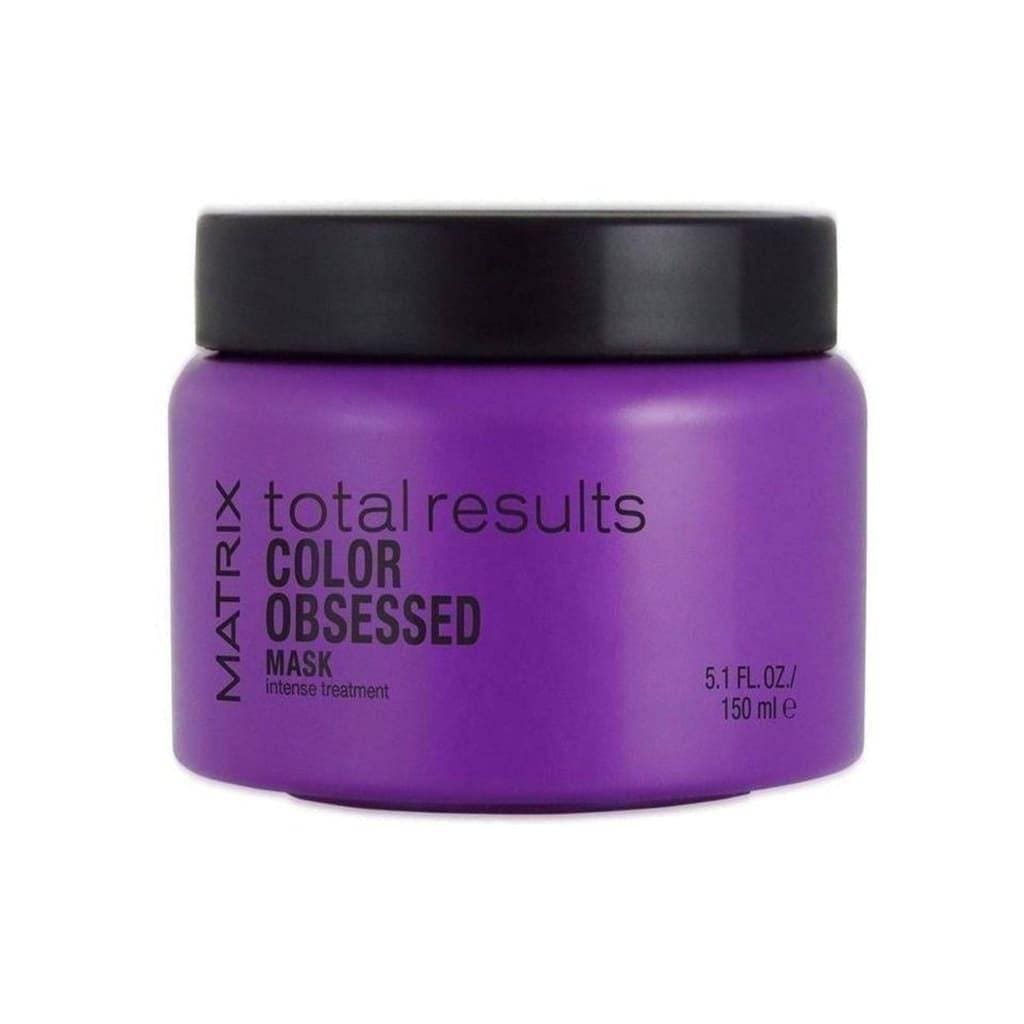 Purple jar of Matrix Total Results Color Obsessed custom neutralization mask - 150ml