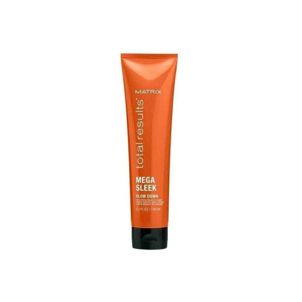 Orange tube of Matrix Total Results Mega Sleek Blow Down Cream - 150ml