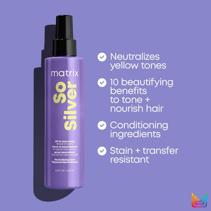 Matrix So Silver All-In-One Toning Spray 200ml - Shampoo