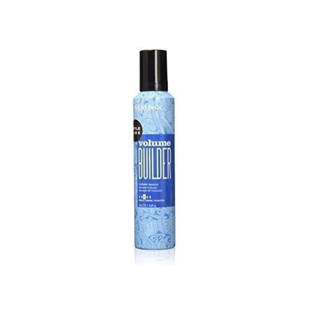 Matrix Style Link Volume Builder - 250ml blue bottle of volume-building hair product