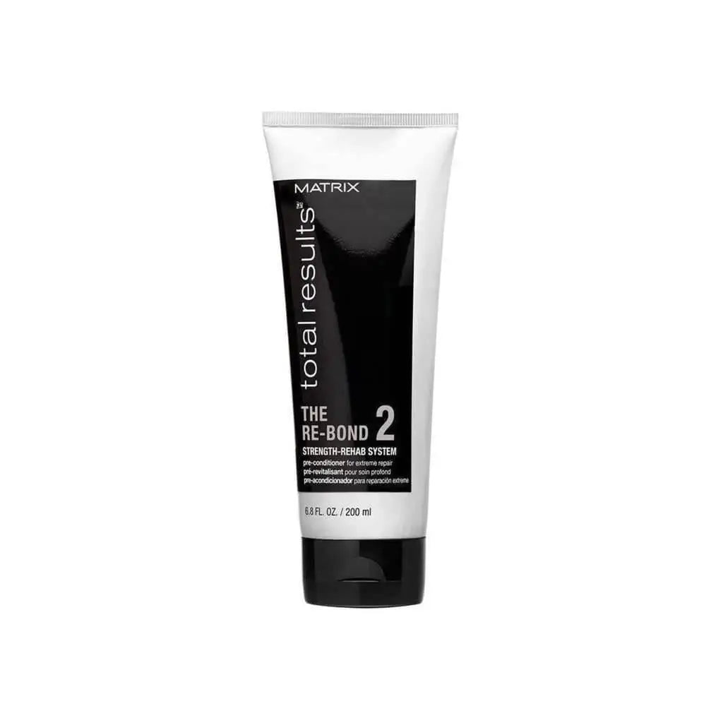 Matrix Total Results The Re-Bond Pre-Conditioner 200ml tube strengthens and repairs hair