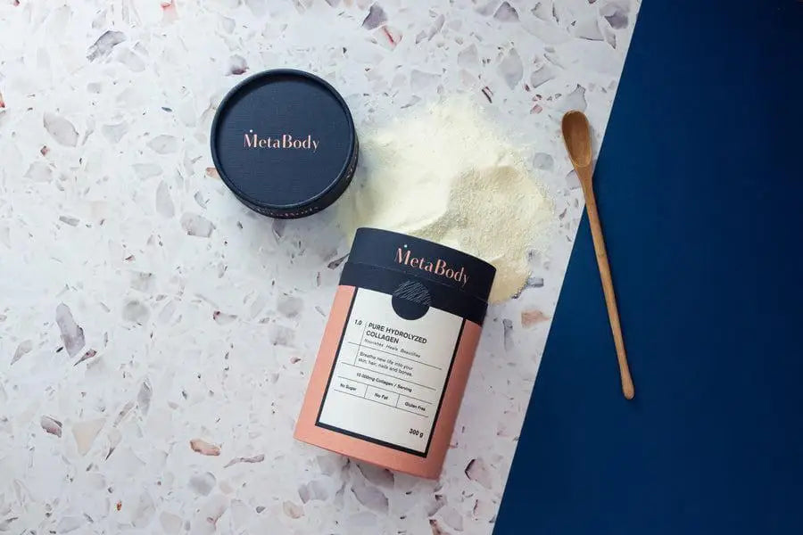 MetaBody Pure Hydrolyzed Collagen Powder: Skin, Hair & Joint Health Supplement