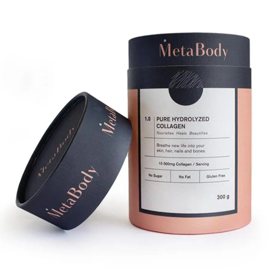MetaBody Pure Hydrolyzed Collagen Supplement - Skin, Hair & Nails 300g