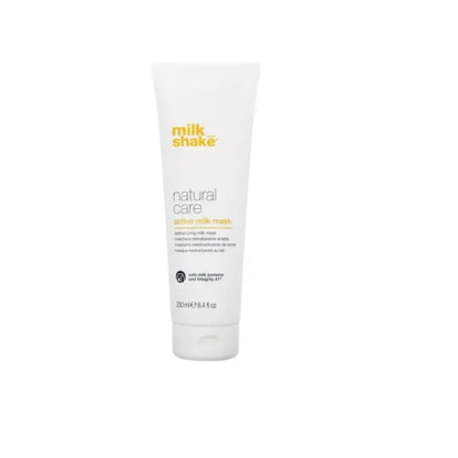 Milkshake Active Yogurt Mask natural care treatment in white 250ml tube for hair nourishment