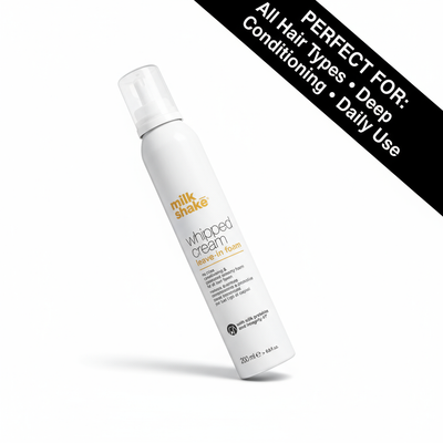 Milkshake Conditioning Whipped Cream leave-in foam conditioner for all hair types 200ml bottle