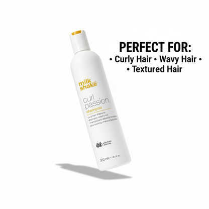 Milkshake Curl Passion Shampoo bottle for curly wavy and textured hair moisturizing formula