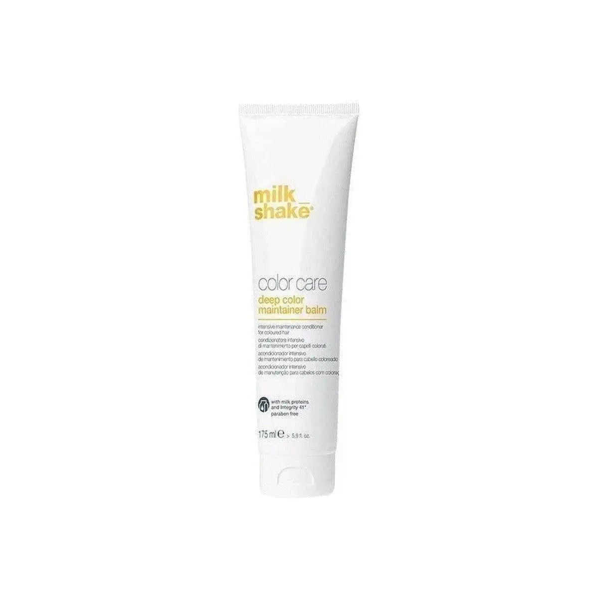 Milkshake Deep Color Care Balm: 175ml white tube for vibrant, lasting color maintenance