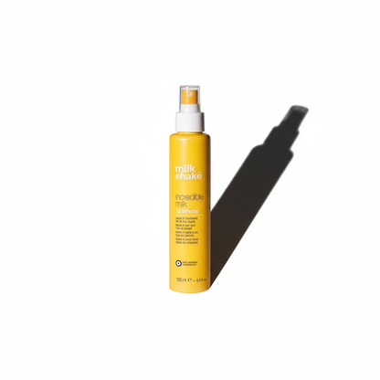 Milk Shake Incredible Milk 12 Effects hair treatment spray in yellow bottle with white cap