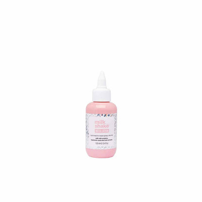 Milkshake insta.lotion conditioner pink hair mask bottle with pointed applicator tip