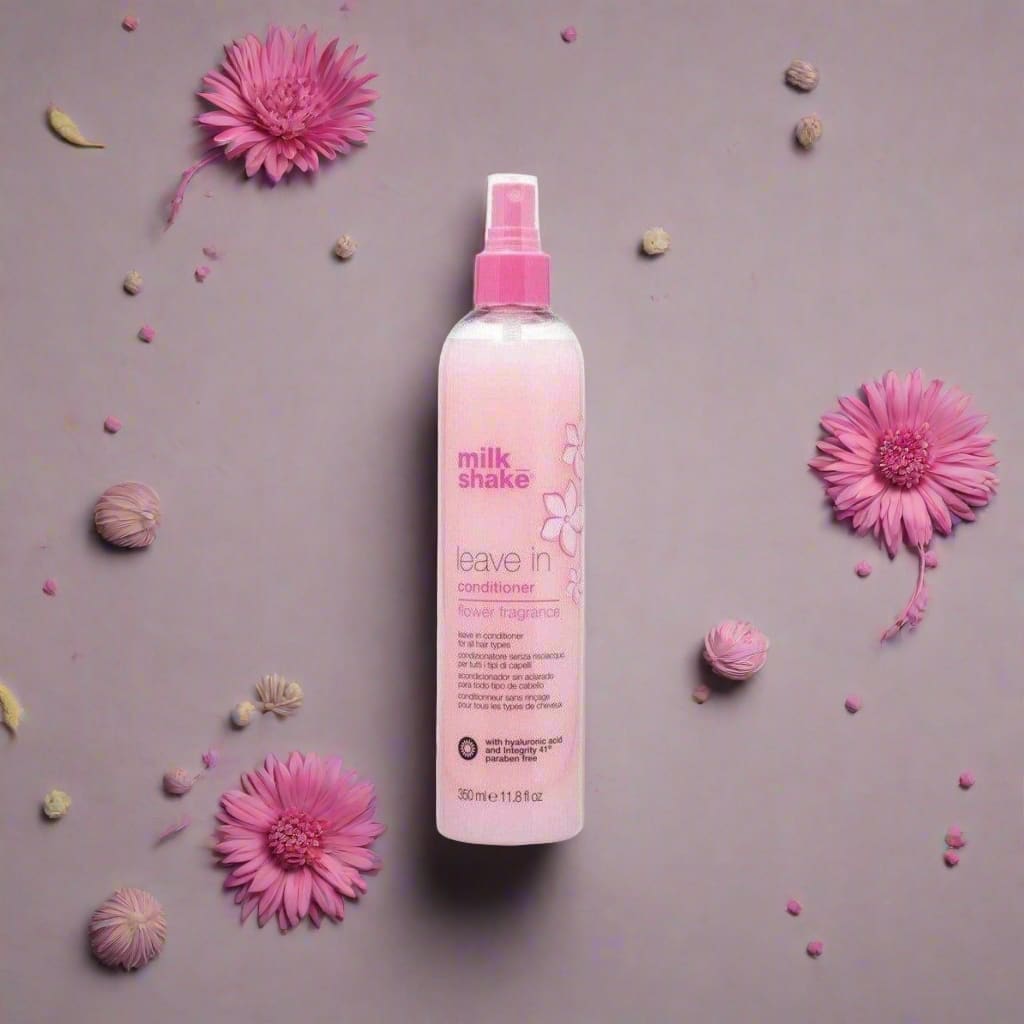 Milkshake Leave-In Conditioner Spray – Flower Limited Edition 350ml Pink Bottle