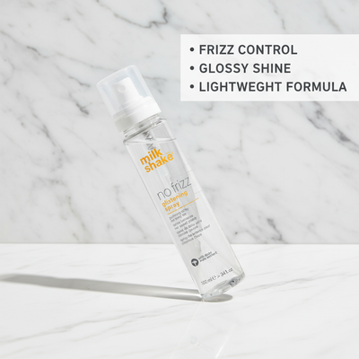 Milkshake no frizz glistening spray styling aid for frizz control and glossy shine