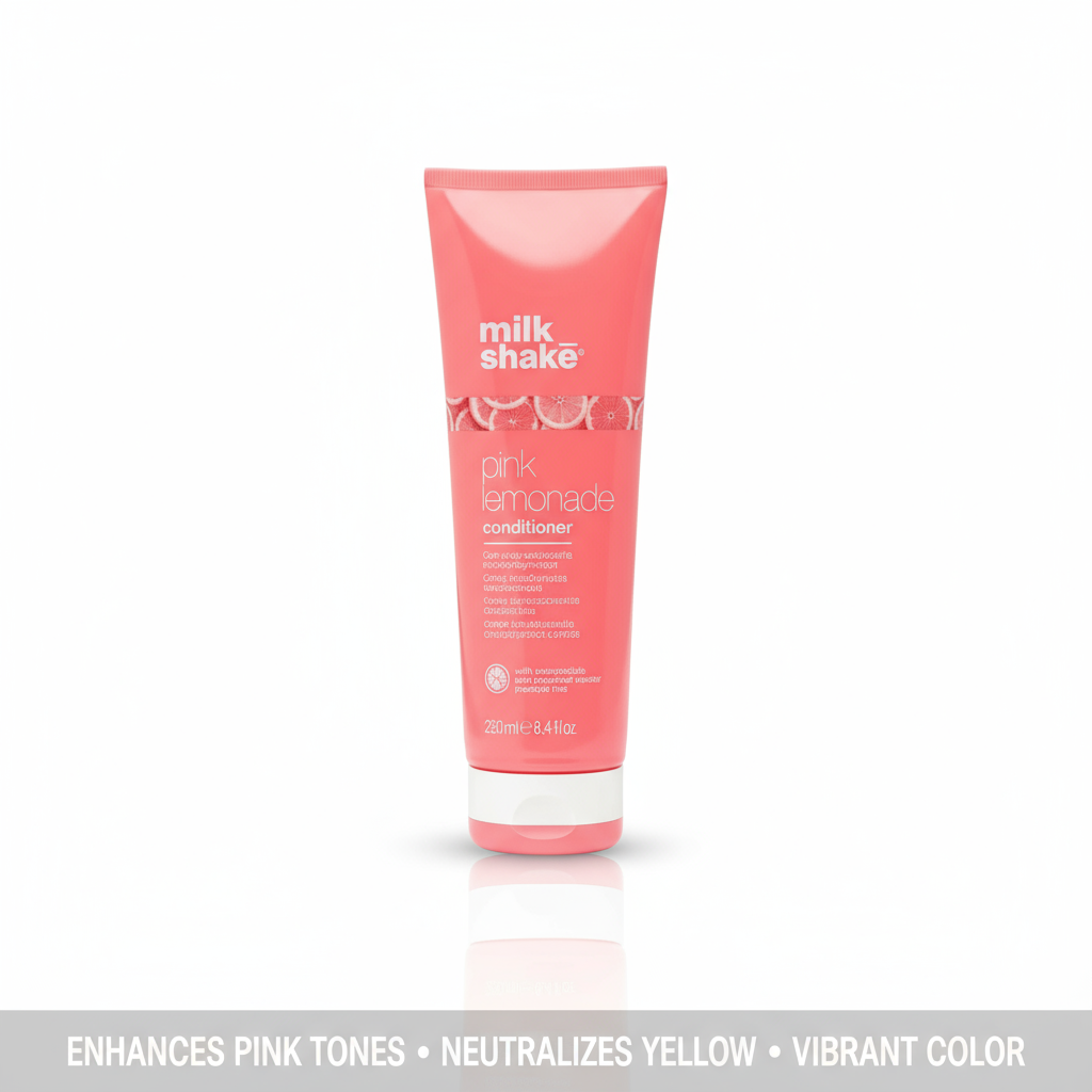 Milkshake pink lemonade color conditioner tube enhances pink tones and neutralizes yellow