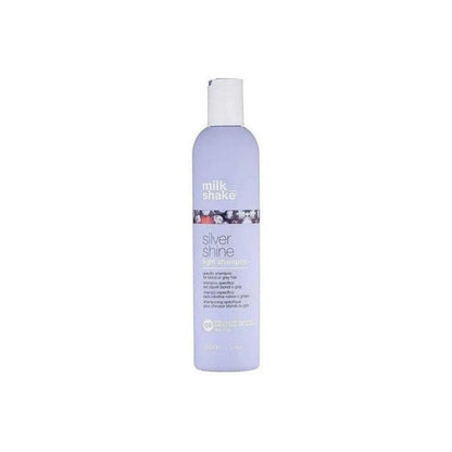 Bottle of Milkshake Silver Shine Light Shampoo 300ml with light purple color