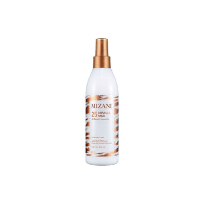 Mizani Miracle Milk hair product with gold spray nozzle - premium hair care solution