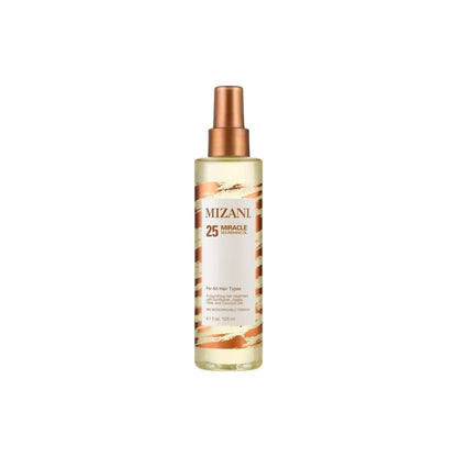 Mizani Miracle Oil 125ml spray bottle with copper nozzle for coily and textured hair