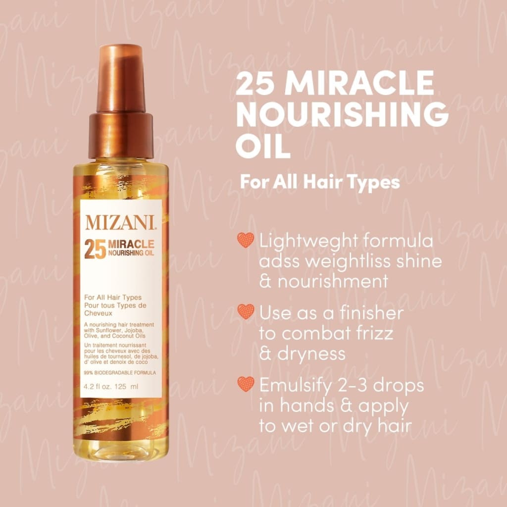 Mizani Miracle Oil - 125ml - Hair Treatment - Hair Care By Mizani - Shop