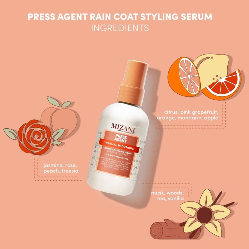 Mizani Press Agent Thermal Smoothing Raincoat Styling Serum 100ml - Serum - Hair Care By Mizani - Shop
