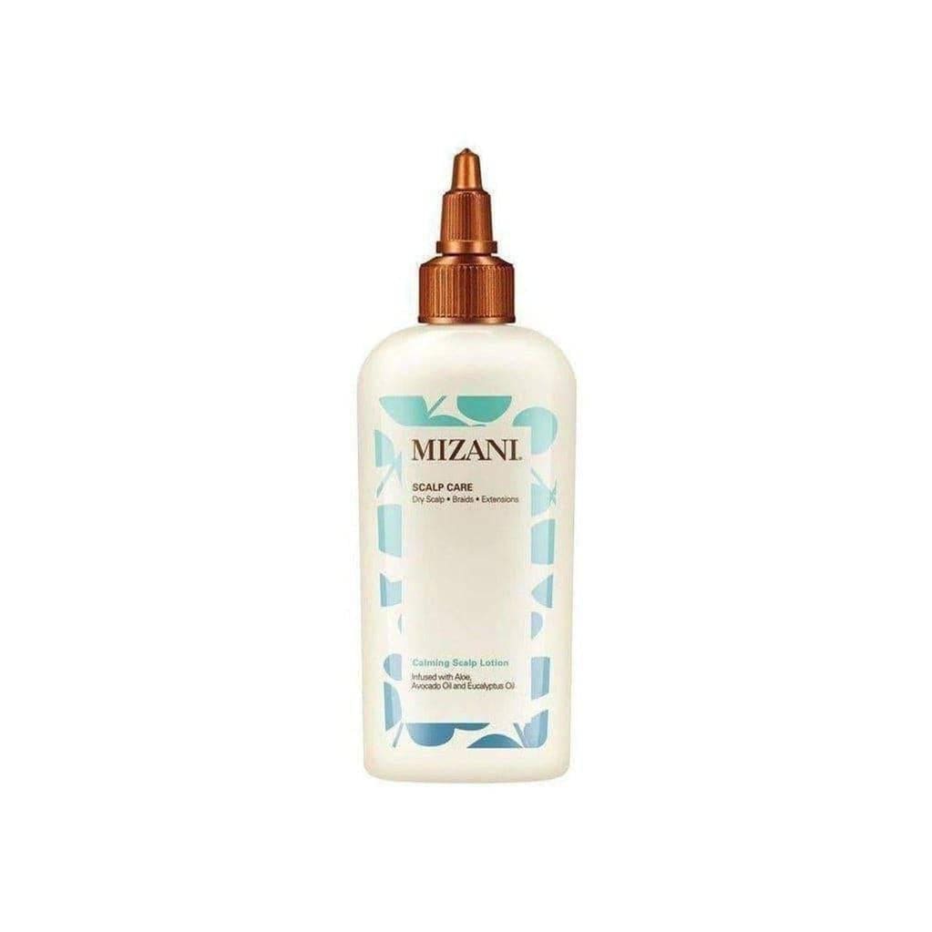 Mizani Scalp Care Calming Lotion 118ml bottle with copper cap for soothing scalp care