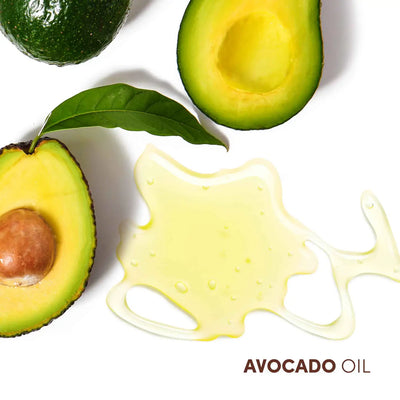Mizani Scalp Care: Avocado Oil for Dry, Itchy Scalp Relief. Featuring fresh avocados and oil. 