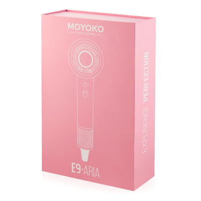 Moyoko Aria E9 Pink Hair Dryer — 3× Faster, Zero Heat Damage