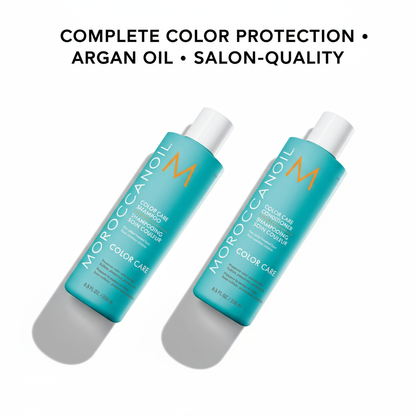 Moroccanoil Color Care bundle with shampoo and conditioner for complete color protection and argan oil