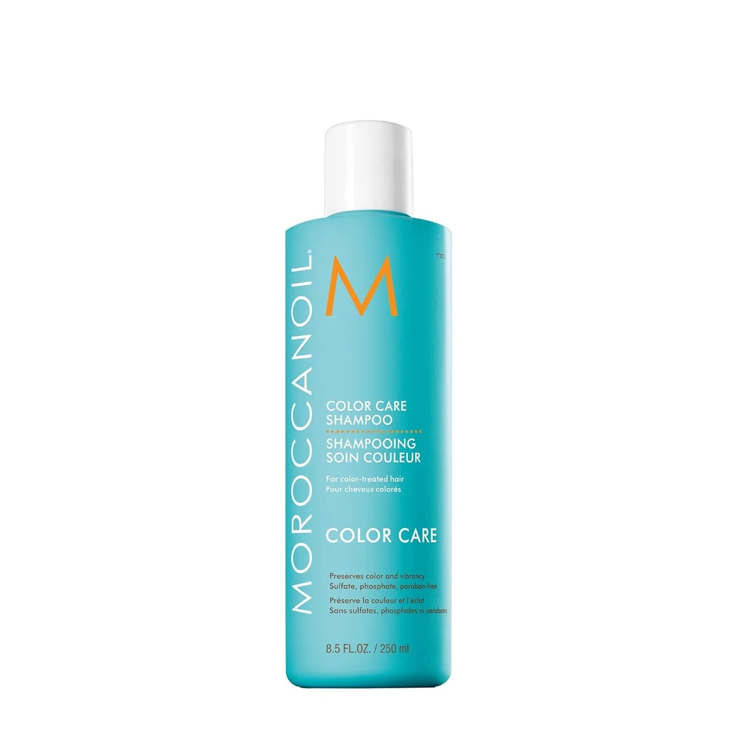 Revitalize your hair with Moroccanoil Color Care Shampoo 250ml, designed for color-treated hair protection.