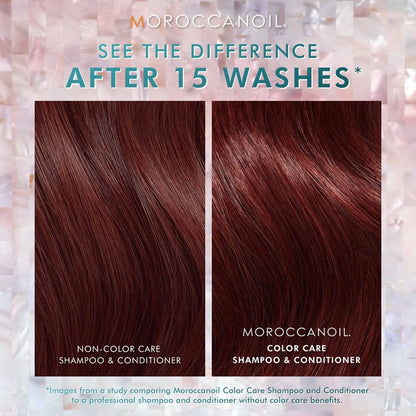 Revitalize colored hair with Moroccanoil Color Care Shampoo 250ml for vibrant, long-lasting results.