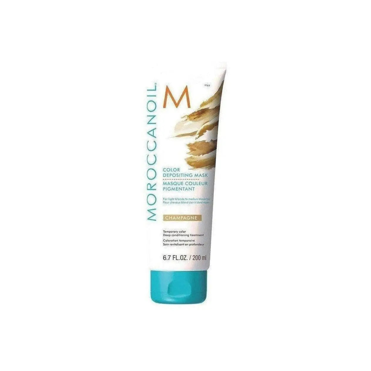 Moroccanoil Color Deposit Mask Champagne 200ml - Hair Color Depositing in Champagne Shade